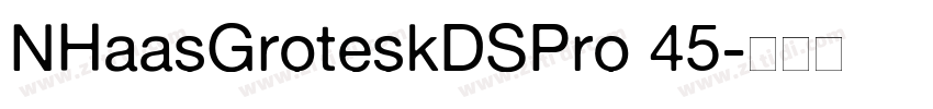 NHaasGroteskDSPro 45字体转换
